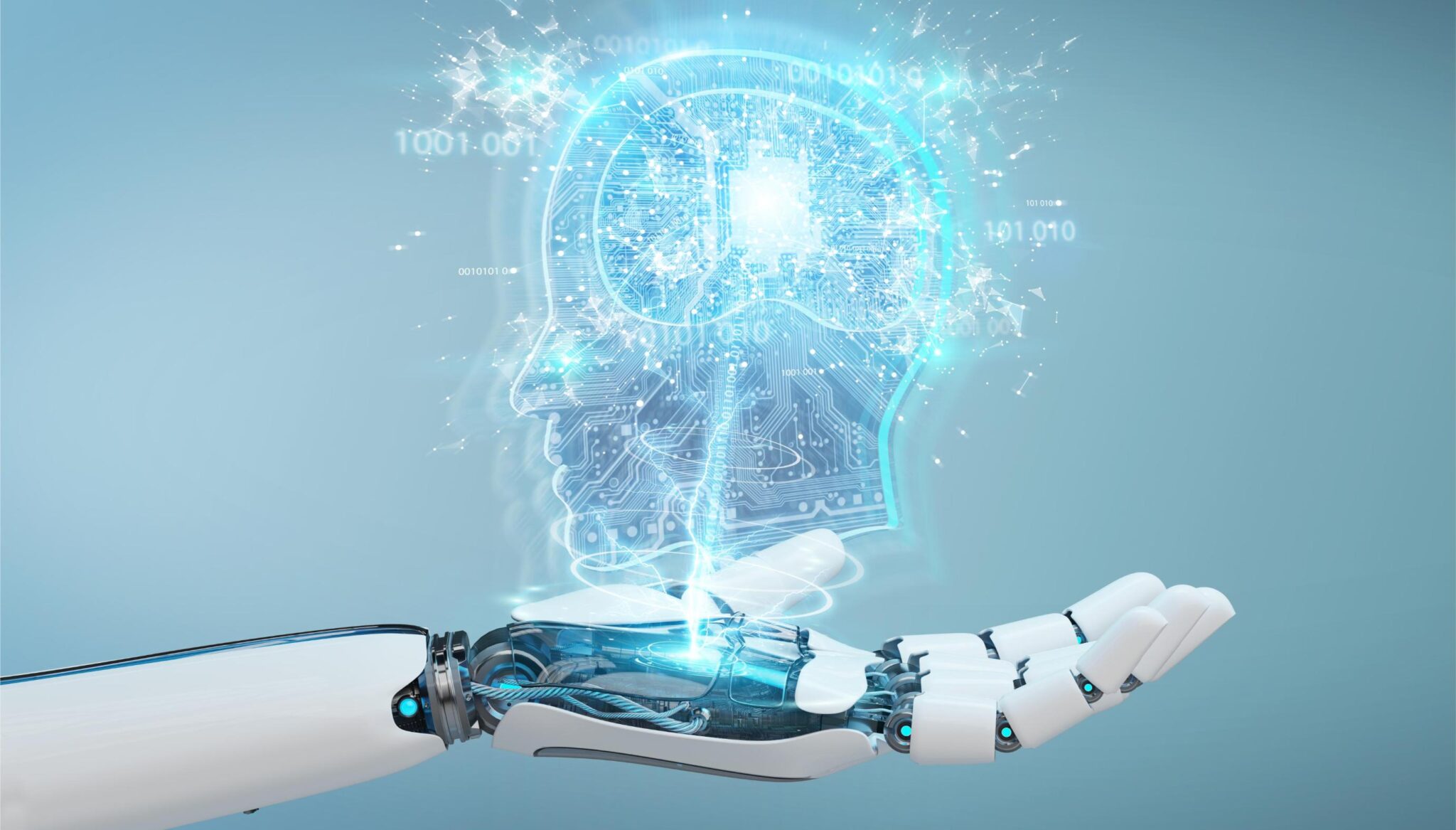 cyborg creating artificial intelligence scaled